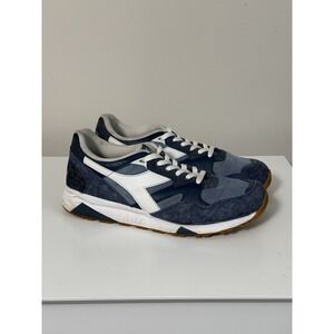 Diadora‎ N9002 Denim Sneakers Men Sz 10  Blue and White Casual Athletic Shoe
